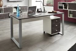 Bureau Aldo 158cm - Grijs/basalt 16 Bureau Aldo 158cm - Grijs/basalt -Collectie Slaapkamermeubels GW Altino pe dek g 6b94