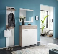 Kapstokpaneel Molde - Wit/eik 10 Kapstokpaneel Molde - Wit/eik -Collectie Slaapkamermeubels GW Malou pe dek b 9cad