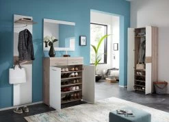 Garderobekast Molde 59 Cm Met 2 Deuren - Wit/eik 11 Garderobekast Molde 59 Cm Met 2 Deuren - Wit/eik -Collectie Slaapkamermeubels GW Malou pe dek open a 7ef1