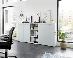 Lage Boekenkast Mouna 50cm - Wit 12 Lage Boekenkast Mouna 50cm - Wit -Collectie Slaapkamermeubels GW Monteria pe dek f 3b94