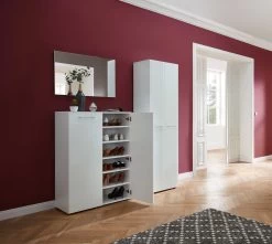 Garderobekast Scifo 59cm Met 2 Deuren - Wit -Collectie Slaapkamermeubels GW Scalea pe dek open e 3426