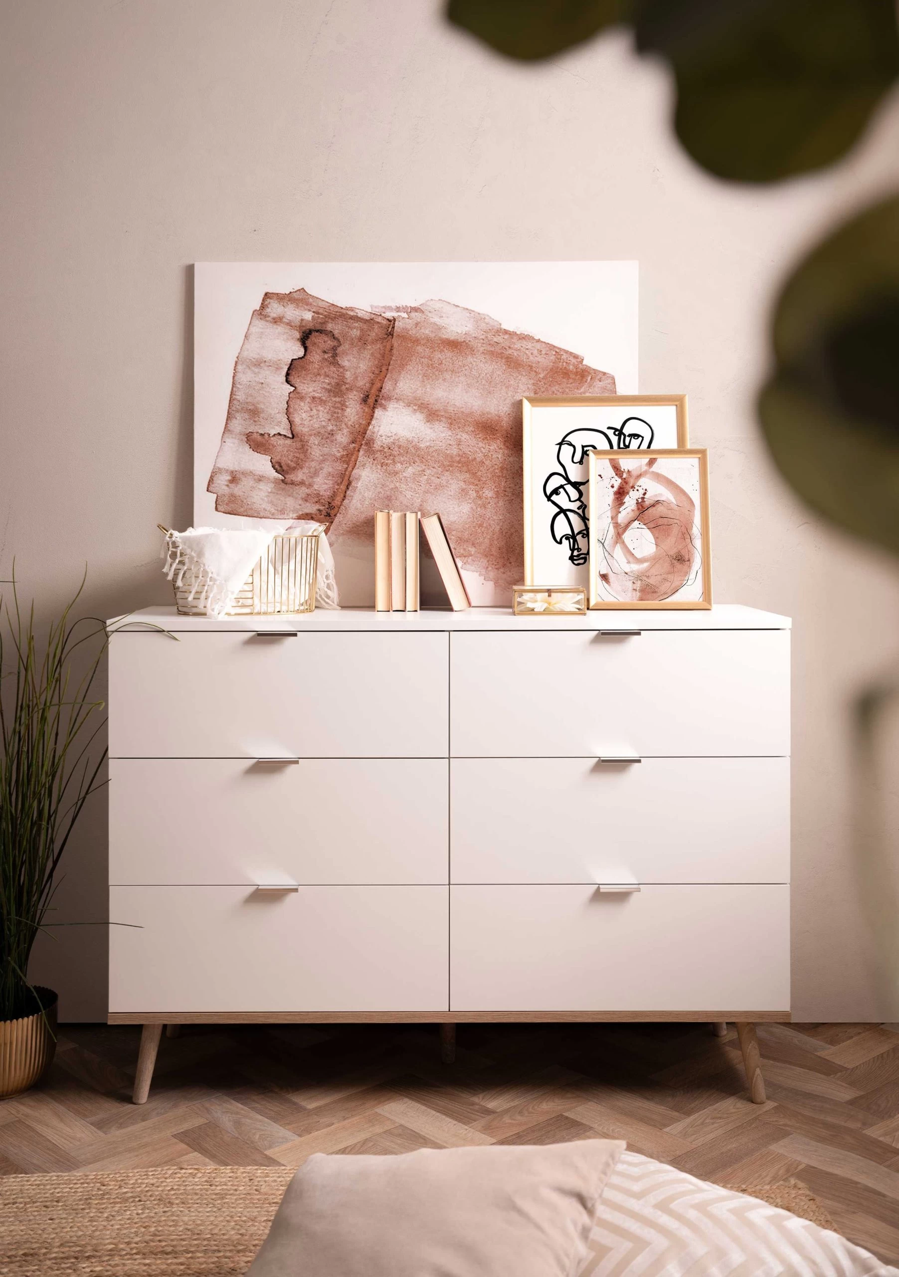 Ladekast Göteborg 120cm 6 Lades - Wit 9 Ladekast Göteborg 120cm 6 Lades - Wit - Afbeelding 7