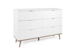 Ladekast Göteborg 120cm 6 Lades - Wit 23 Ladekast Göteborg 120cm 6 Lades - Wit -Collectie Slaapkamermeubels G teborg 2 Kommode perspektive geschlossen 63fc