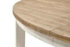 Verlengbare Eettafel Jover 170/210x115cm - Wit/eik Decor -Collectie Slaapkamermeubels Hannover Taf detail 5 6f66