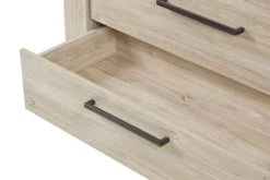 Commode Angie 118cm, 3 Lades - Eik Decor -Collectie Slaapkamermeubels IVY commode detail 5 940b