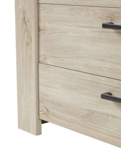 Commode Angie 118cm, 3 Lades - Eik Decor -Collectie Slaapkamermeubels IVY commode detail 6 3619
