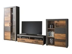 Woonkamerset Indy | Tv-meubel, Plank, Vitrinekasten | Old Wood-decor 16 Woonkamerset Indy | Tv-meubel, Plank, Vitrinekasten | Old Wood-decor -Collectie Slaapkamermeubels Indy WO 1879 973 23 dynamisch D Freisteller 20181024 79de