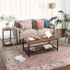 Laptoptafeltje Brad 48x35 1 Legplank - Bruin Rustiek/zwart 15 Laptoptafeltje Brad 48x35 1 Legplank - Bruin Rustiek/zwart -Collectie Slaapkamermeubels LNT51X 5 bd48