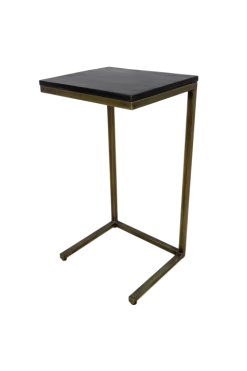 Bijzettafel Finnley 65cm - Zwart/antiek Goud -Collectie Slaapkamermeubels MAN STAB 5 e70d