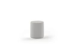 Gestoffeerd Bed Maeva 140x200cm Met Twee Nachttafeltjes - Grijze Bouclé Stof -Collectie Slaapkamermeubels MNPO1015 INF deff 9096