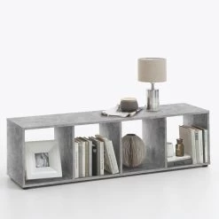 FMD Opbergrek Mega 4 Vakken - Beton