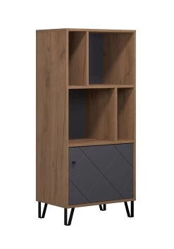 Opbergkast Montez | 63 X 40 X 136 Cm | Antraciet Front 15 Opbergkast Montez | 63 X 40 X 136 Cm | Antraciet Front -Collectie Slaapkamermeubels Montez WO 2102 146 C4 dynamisch Freisteller 20221002 35c9