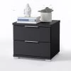 Nachtkastje Nacho 46cm Met 2 Lades - Zwart 2 Nachtkastje Nacho 46cm Met 2 Lades - Zwart -Collectie Slaapkamermeubels Nako 2 Sch be Schwarz 38 223 18 d278