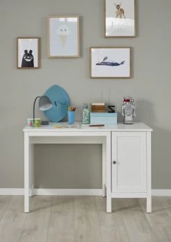 Bureautafel Ole | 115 X 50 X 75 Cm | Met Opbergruimte | Wit -Collectie Slaapkamermeubels Ole JZ 1839 590 01 frontal 20180518 5969