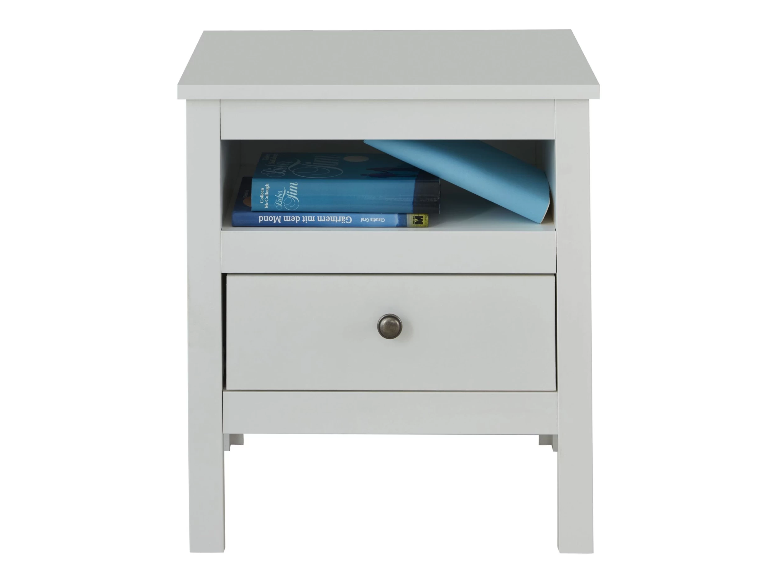 Nachtkastje Ole | 47 X 35 X 52 Cm | Wit 4 Nachtkastje Ole | 47 X 35 X 52 Cm | Wit - Afbeelding 2