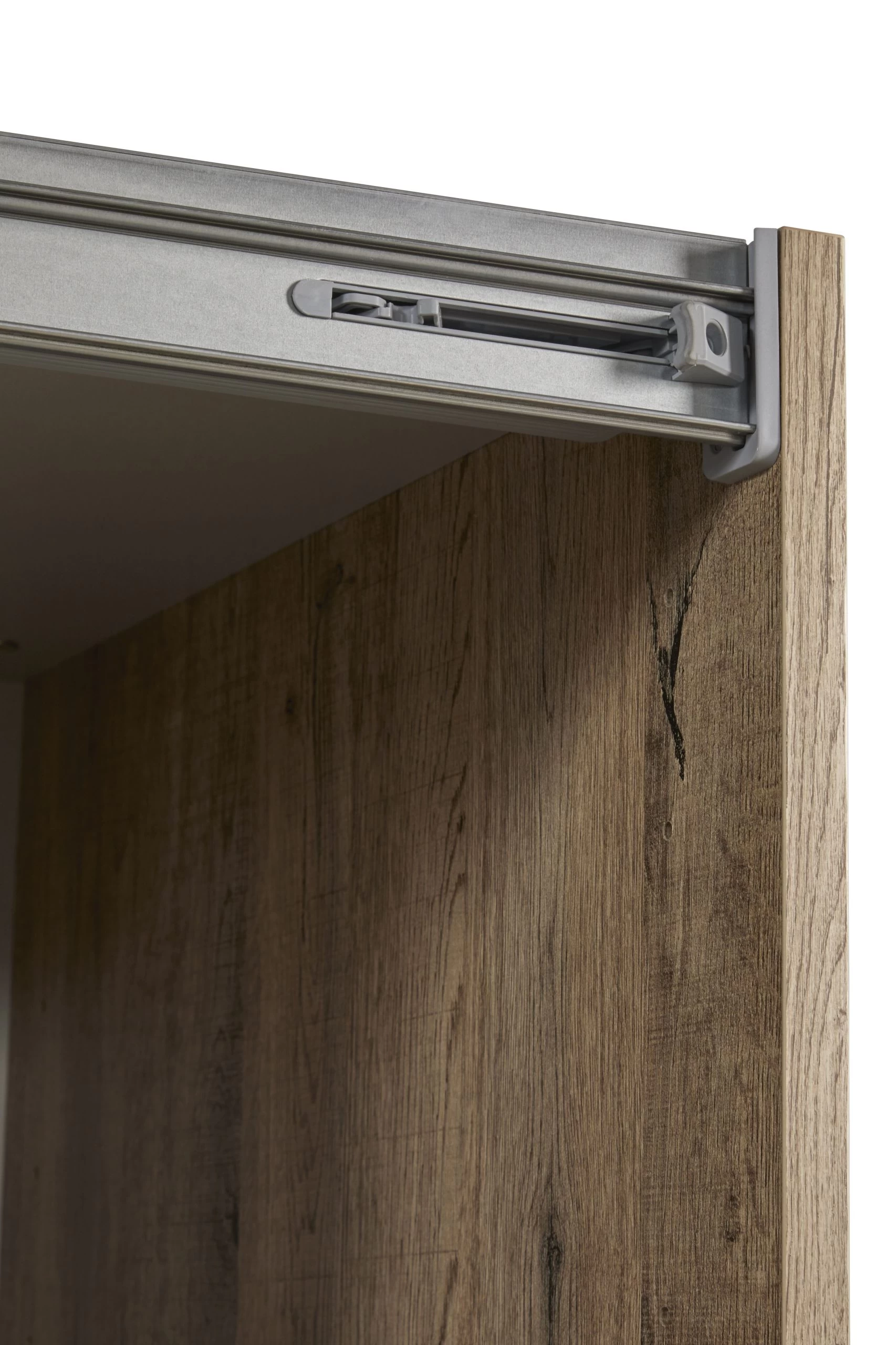 Kledingkast Anelia 245cm Met Spiegel - Eik/zwart 13 Kledingkast Anelia 245cm Met Spiegel - Eik/zwart - Afbeelding 11