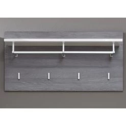 Garderobepaneel Line | 80 X 28 X 40 Cm | Grijs