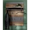 Garderobepaneel Indy | 80 X 28 X 106 Cm | Old Wood-decor -Collectie Slaapkamermeubels Ontwerp zonder titel 4301