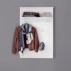 Garderobepaneel Ole | 81 X 26 X 122 Cm | Wit