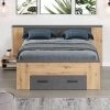 Tweepersoonsbed Follow | Met Nachtkastjes En Opbergruimte | Artisan Oak -Collectie Slaapkamermeubels Ontwerp zonder titel 7c33