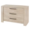 Commode Angie 118cm, 3 Lades - Eik Decor