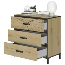 Commode Armelle | 81 X 45 X 83 Cm | Eiken-design 9 Commode Armelle | 81 X 45 X 83 Cm | Eiken-design -Collectie Slaapkamermeubels Ontwerp zonder titel 23 9360