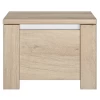 Nachtkastje Oberon Met Lade - Eik/wit -Collectie Slaapkamermeubels Ontwerp zonder titel 44 24a4