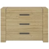 Commode Soren 116x48x81cm 3 Lades - Eik 2 Commode Soren 116x48x81cm 3 Lades - Eik -Collectie Slaapkamermeubels Ontwerp zonder titel 74 f7ca