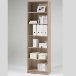 Boekenkast Viviane 60x202cm - Eik
