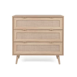 Ladekast Bilal 80cm 3 Lades - Eik/geprint Rafia 19 Ladekast Bilal 80cm 3 Lades - Eik/geprint Rafia -Collectie Slaapkamermeubels Ontwerp zonder titel 2021 10 20T102603.819 559b