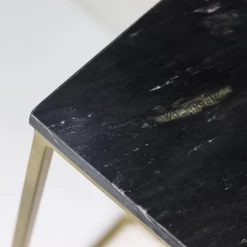 Bijzettafel Chandler 32cm Marmer - Zwart/goud -Collectie Slaapkamermeubels Ontwerp zonder titel 2022 02 07T163404.113 b4f0