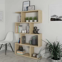 Boekenkast Blokus 100x25x160cm - Eik