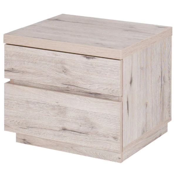 Nachtkastje Paris 2 Lades - Bruin 3 Nachtkastje Paris 2 Lades - Bruin