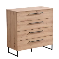 Commode Hoggas | 91,5 X 42 X 95 Cm | Eikenhouten Design -Collectie Slaapkamermeubels Ontwerp zonder titel 2022 06 20T110326.368 8998