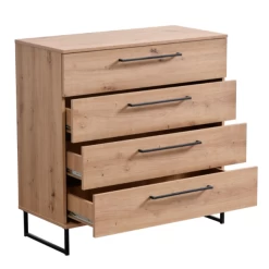 Commode Hoggas | 91,5 X 42 X 95 Cm | Eikenhouten Design -Collectie Slaapkamermeubels Ontwerp zonder titel 2022 06 20T110446.141 2047