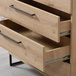 Commode Hoggas | 91,5 X 42 X 95 Cm | Eikenhouten Design -Collectie Slaapkamermeubels Ontwerp zonder titel 2022 06 20T110626.293 8427