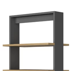 Boekenrek Libro 4 Legplanken - Antraciet/hout -Collectie Slaapkamermeubels Ontwerp zonder titel 2022 07 04T101615.921 9f5d