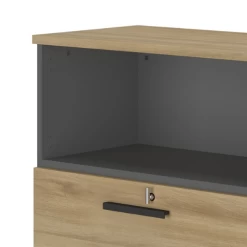 Ladeblok Retiro 1 Lade 1 Vak - Antraciet/eik 6 Ladeblok Retiro 1 Lade 1 Vak - Antraciet/eik -Collectie Slaapkamermeubels Ontwerp zonder titel 2022 07 05T092149.242 6668