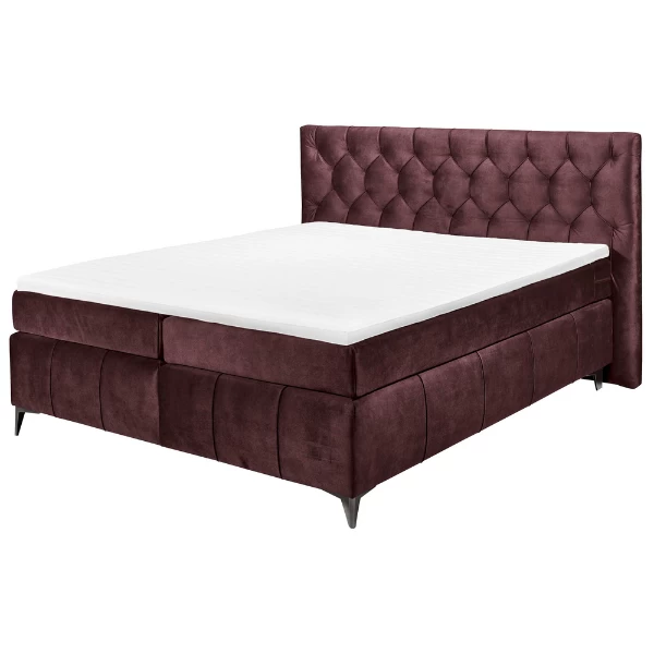 Boxspring Pemberley 160x200cm - Aubergine 5 Boxspring Pemberley 160x200cm - Aubergine - Afbeelding 3