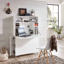 Secretaire Inovo 90cm 2 Deuren - Wit -Collectie Slaapkamermeubels Ontwerp zonder titel 2022 08 08T165007.966 488f