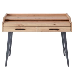 Bureau Inovo Uitschuifbaar Met 2 Lades - Eik/zwart -Collectie Slaapkamermeubels Ontwerp zonder titel 2022 08 09T093342.985 817b