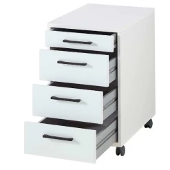 Ladeblok Inovo Met Wielen 4 Lades - Wit/zwart -Collectie Slaapkamermeubels Ontwerp zonder titel 2022 08 09T094052.223 8460