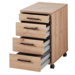 Ladeblok Inovo Met Wielen 4 Lades - Eik/zwart -Collectie Slaapkamermeubels Ontwerp zonder titel 2022 08 09T094428.221 63d7