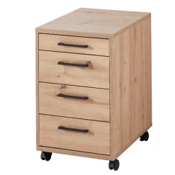 Ladeblok Inovo Met Wielen 4 Lades - Eik/zwart -Collectie Slaapkamermeubels Ontwerp zonder titel 2022 08 09T094450.061 f6b4