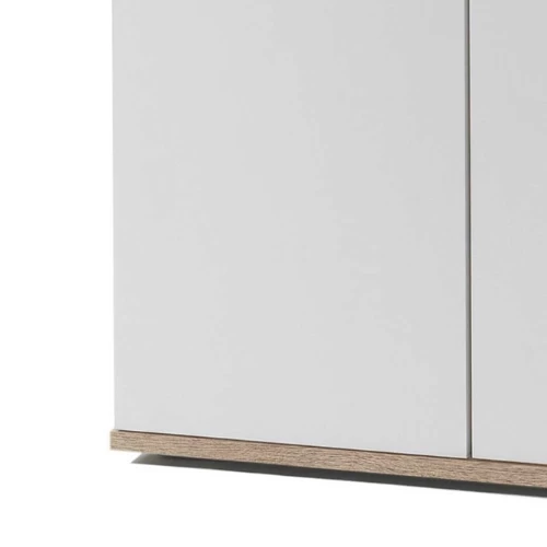 Commode Debby 2 Deuren - Wit/sonoma Eik 5 Commode Debby 2 Deuren - Wit/sonoma Eik - Afbeelding 3