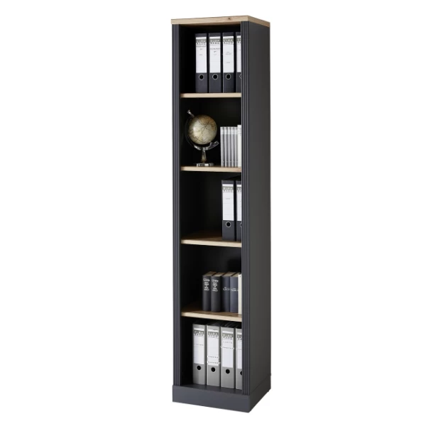 Boekenkast Samine | 43 X 38 X 204 Cm | Grafietgrijs 3 Boekenkast Samine | 43 X 38 X 204 Cm | Grafietgrijs