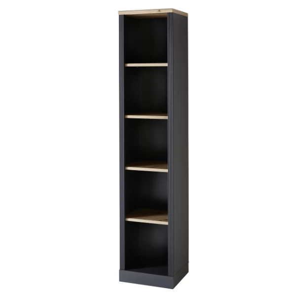 Boekenkast Samine | 43 X 38 X 204 Cm | Grafietgrijs 4 Boekenkast Samine | 43 X 38 X 204 Cm | Grafietgrijs - Afbeelding 2