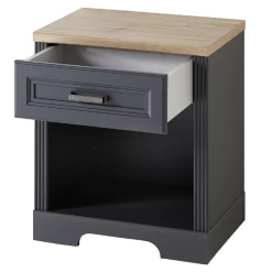 Bureaukastje Samine Met Opberglade - Grafiet/eik -Collectie Slaapkamermeubels Ontwerp zonder titel 2022 09 19T165920.279 0dd7