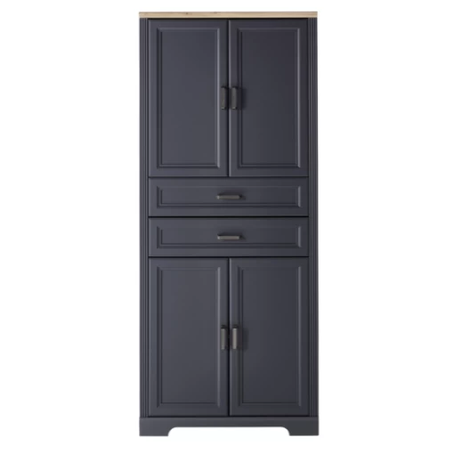 Dossierkast Samine Met 4 Deuren & 2 Lades - Grafiet/eik -Collectie Slaapkamermeubels Ontwerp zonder titel 2022 09 22T114107.258 cbb9