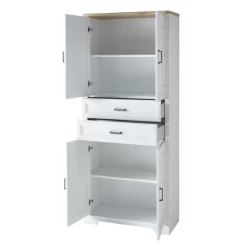 Dossierkast Samine Met 4 Deuren & 2 Lades - Wit/eik -Collectie Slaapkamermeubels Ontwerp zonder titel 2022 09 22T115434.695 8a2f